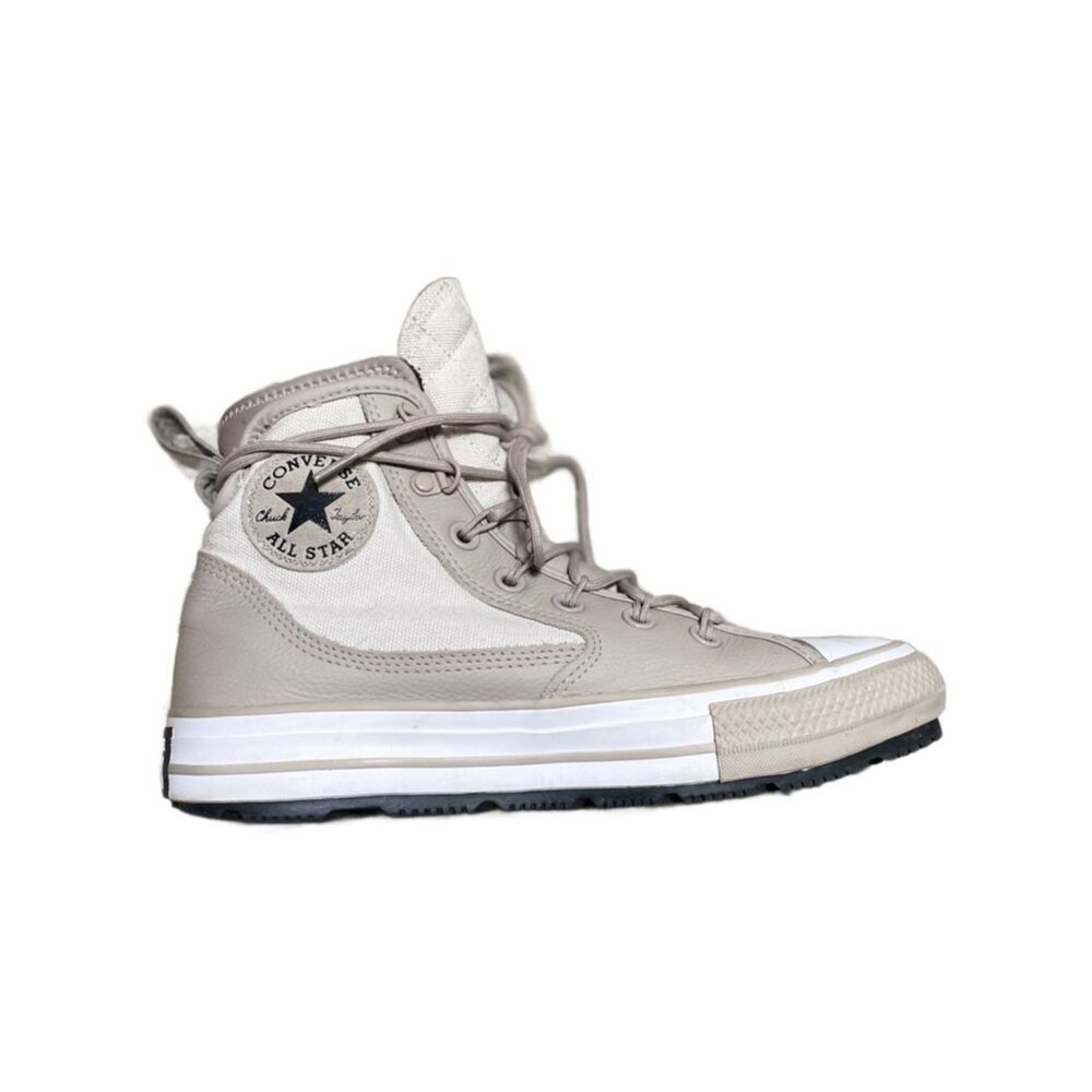 Converse Chuck Taylor Beige & White-Star All Terrain High-Top Sneakers (Unisex) - Picture 8 of 15